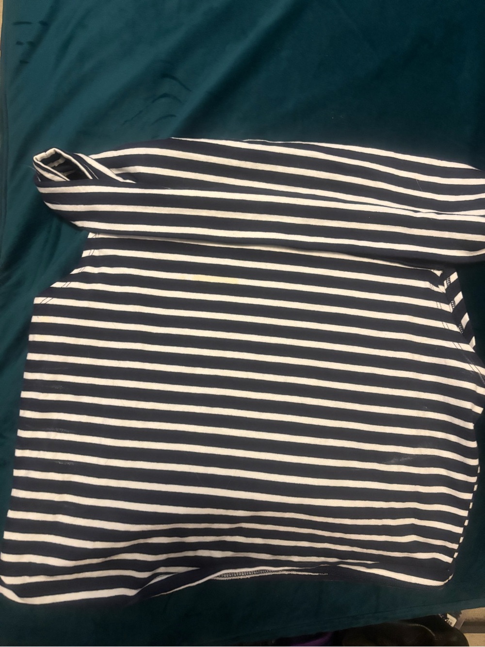 NWT Off shoulder Xl Wild Fable Blue Striped shirt